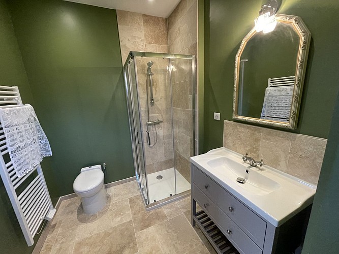 Chambres d'hôtes Le Clos de Paris - Fresnay-sur-Sarthe - salle de bain