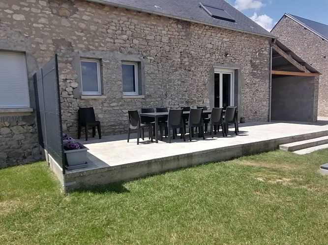 La grange de Binas_terrasse