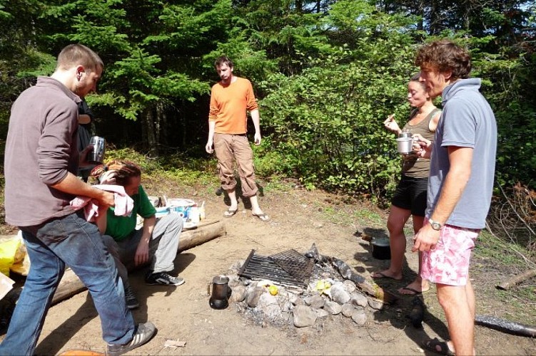 1ere nuit sur une île...