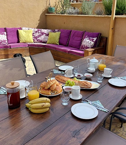 Petit-dejeuner - BnB Maison de ville - Lubersac © B Smith