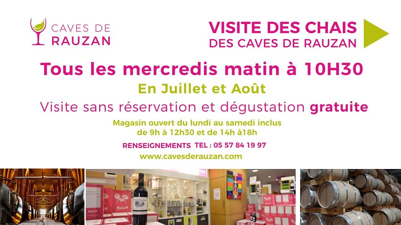 2023-07 et 08 Rauzan visite dégus ss rvs caves rauzn