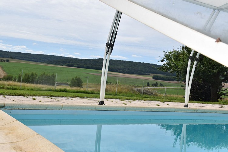 piscine vue dégagée 