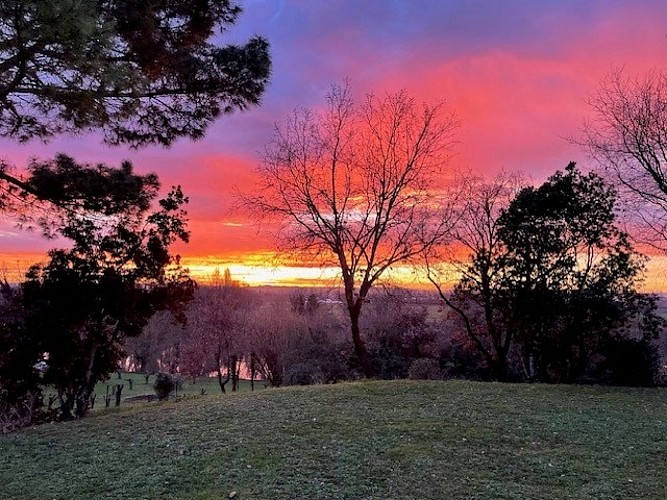 Le Lot d'Amandiers - vue depuis le gîte