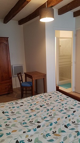 Chambre 1 avec salle de bain attenante