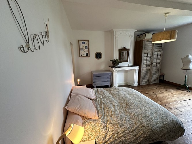 Chambre du Gîte Au fil des fleurs à Amou avec Gites de France Landes