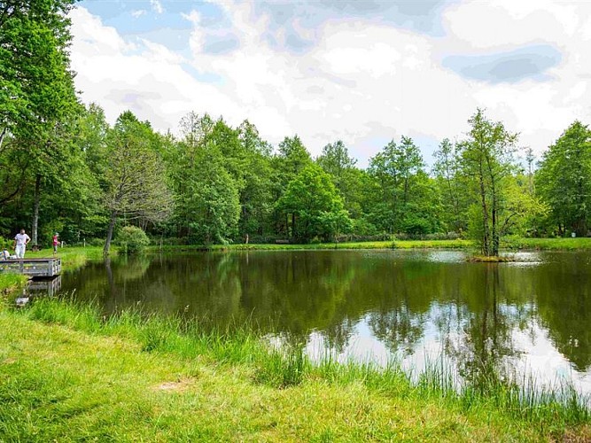 The Rayau fishing pond