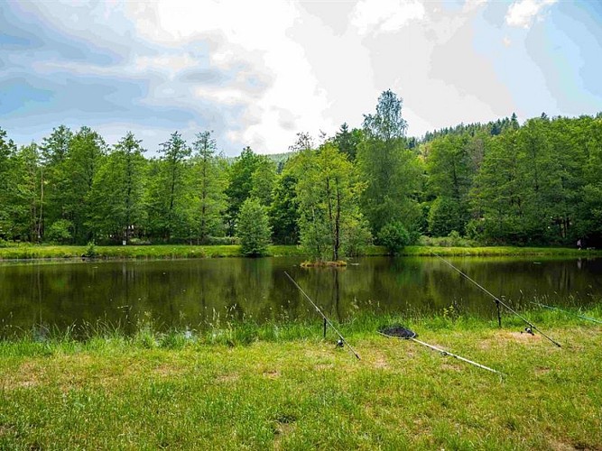 The Rayau fishing pond