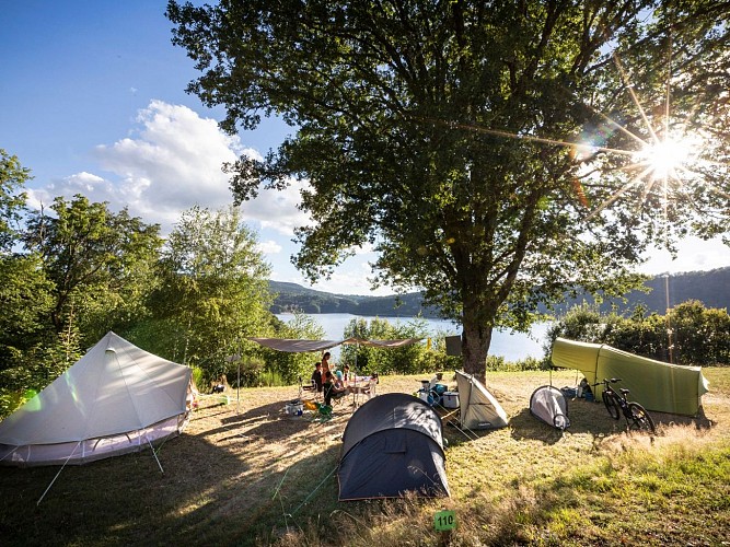 Lac de la Siauve Huttopia campsite