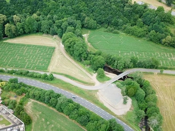 Bassignac corn maze
