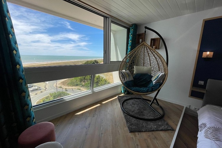 Appartement rénové avec goût avec vue sur l'océan à Saint Jean de Monts en Vendée