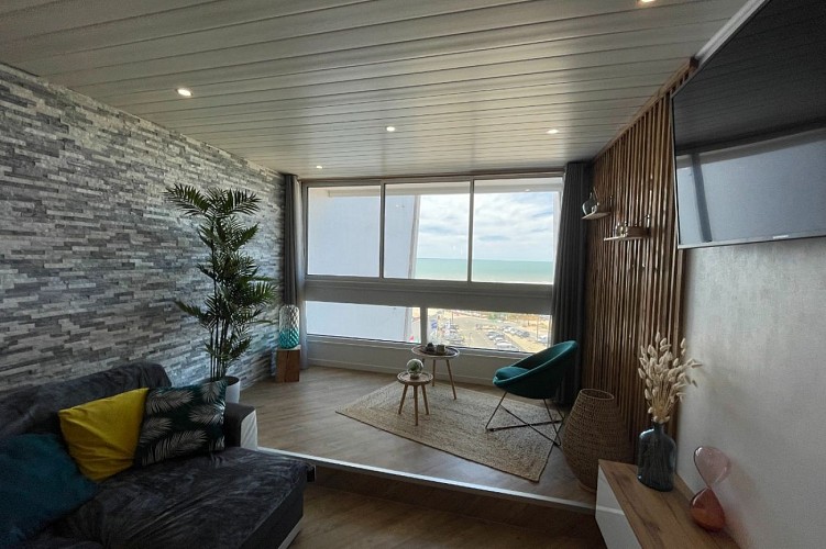 Appartement rénové avec goût avec vue sur l'océan à Saint Jean de Monts en Vendée