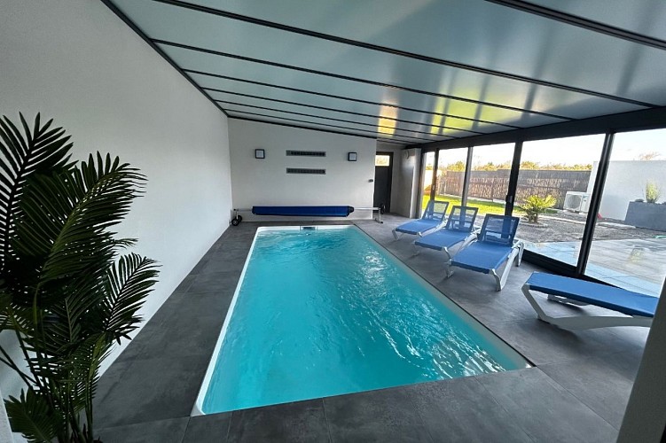 Maison de vacances avec piscine intérieure entre Saint Jean de Monts et Saint Hilaire de Riez
