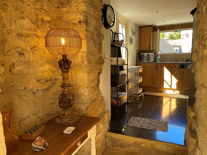 Maison Lou Panieraire dans le bourg de Beynac