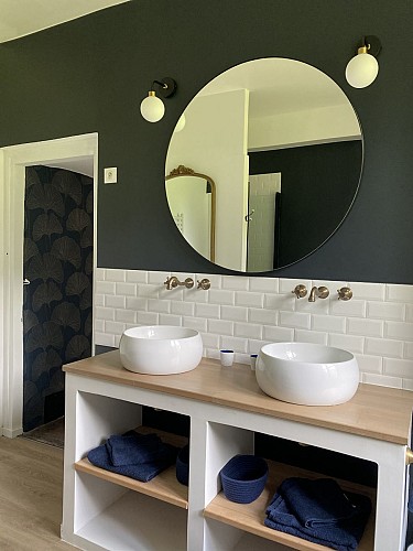 Chambre porcelaine - Domaine du Loubier - Location en limousin