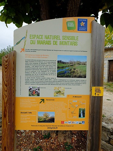 Départ Espace Naturel Sensible du Marais de Montaris