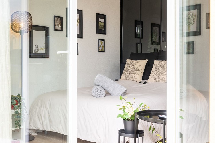 Chambre depuis balcon