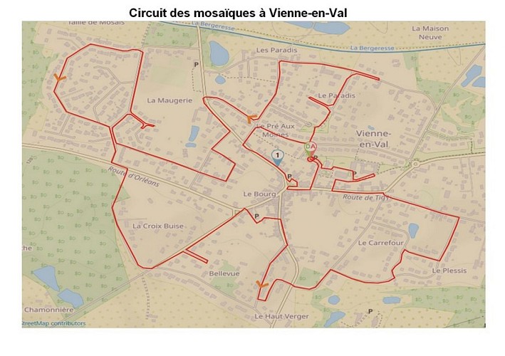 VEV circuit des mosaïques
