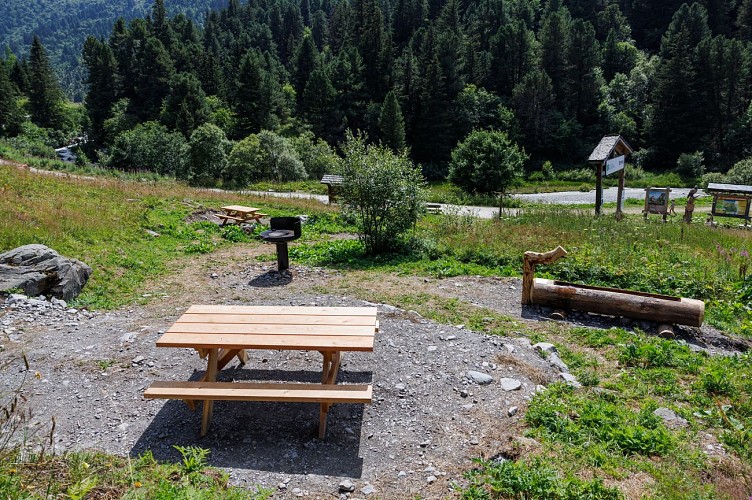 Plan Ravet picnic area