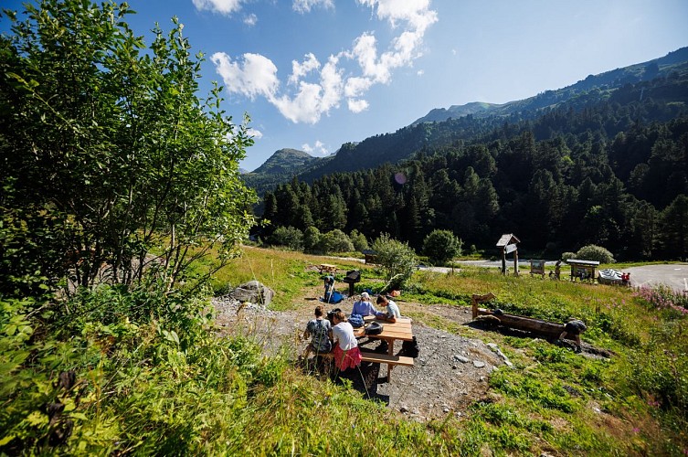 Plan Ravet área de picnic