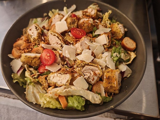 Restaurant Chez Clem - Pau - salade de poulet