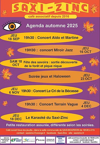 Saxi Zinc automne 2025