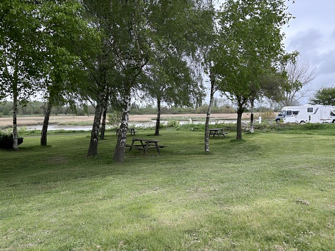 Aire de pique-nique - aire de camping car de Honfleur