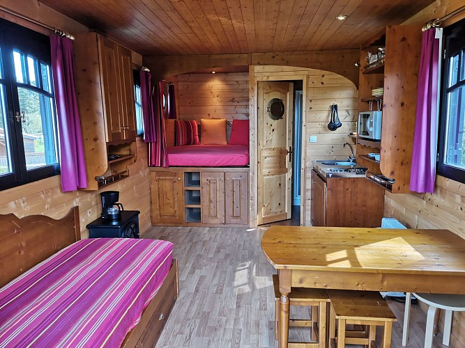 Gypsy caravan - Chalets du Haut-Forez