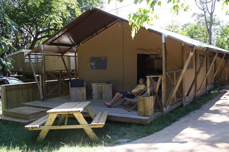 Camping-Lodging du lac- Lacanau-cabatente2