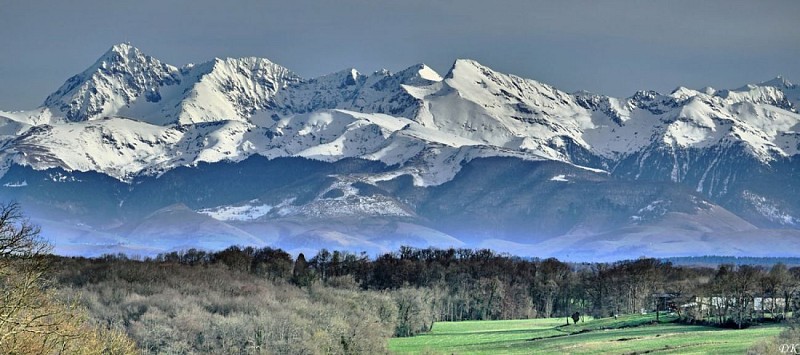 vue sur les Pyrénées