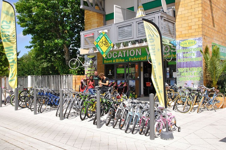 LOCATION DE VELOS FUN BIKE CARCANS MAUBUISSON