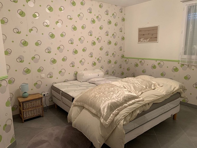 Chambre 2 gîte maniort