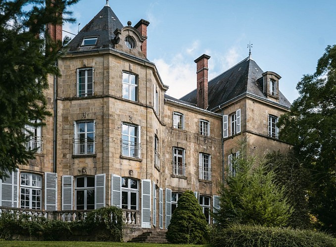 Façade arrière du château