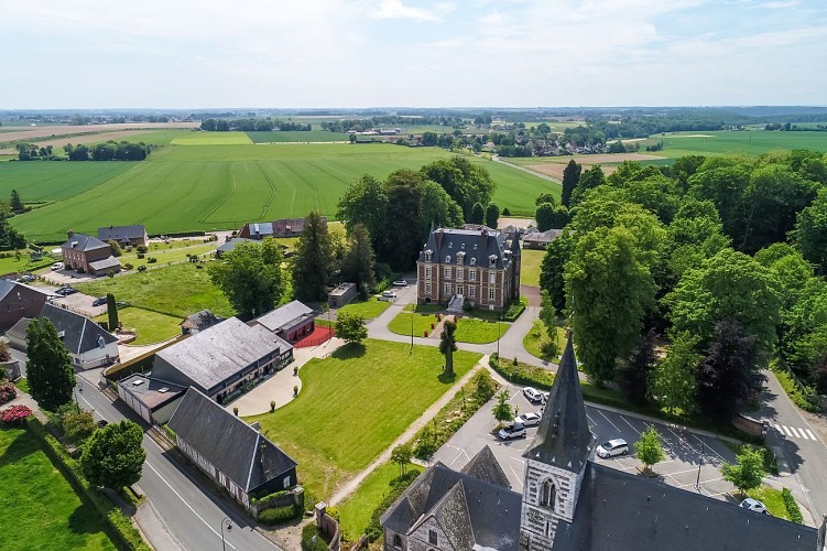Vue du château de Bouville