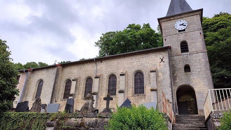 L'église de Varnéville - Le clocher particulier