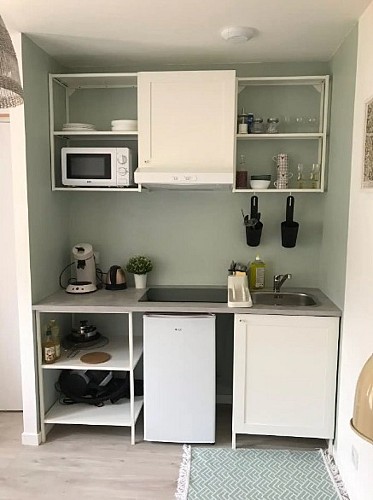 Cuisine ouverte équipée