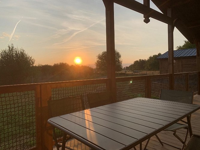 salon de jardin sur terrasse