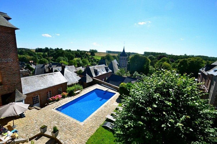 Jardin (1) - L'Ancien Relais de Poste - Mme Lebouvier - Bacqueville