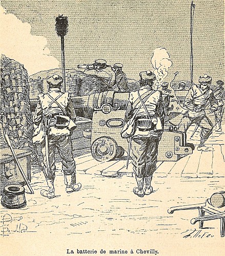Dessin extrait de l'Armée de la Loire de Grenest