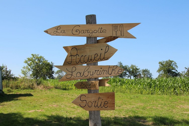 Labyrinthe de maïs géant