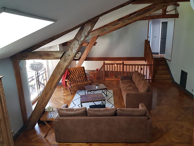 Salon Pierre de Soleil vu de la mezzanine