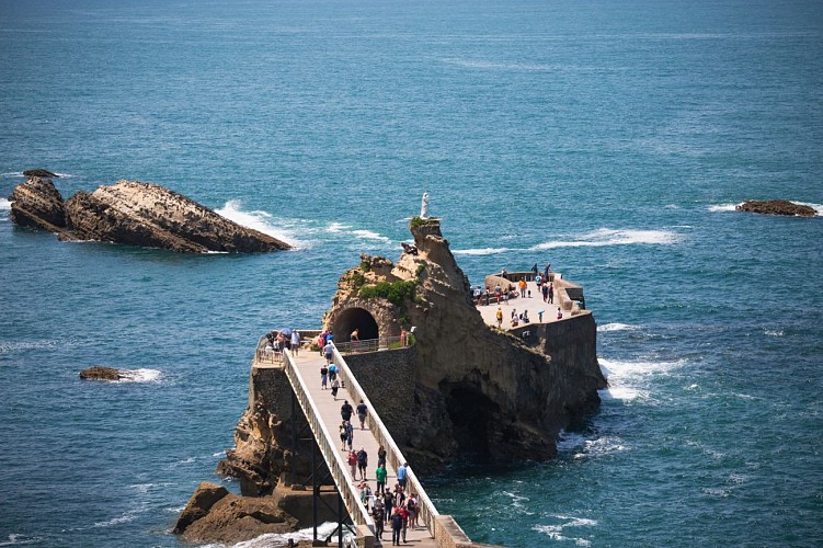 Passerelle Rocher de la Vierge Biarritz