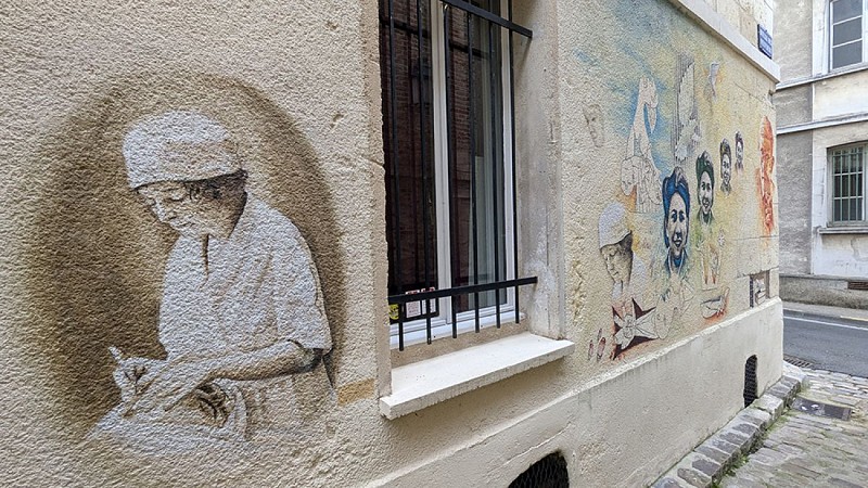 Fresques murales ruelle des Neufliers