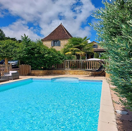 Villa le Lébérou avec piscine à Sarlat_1