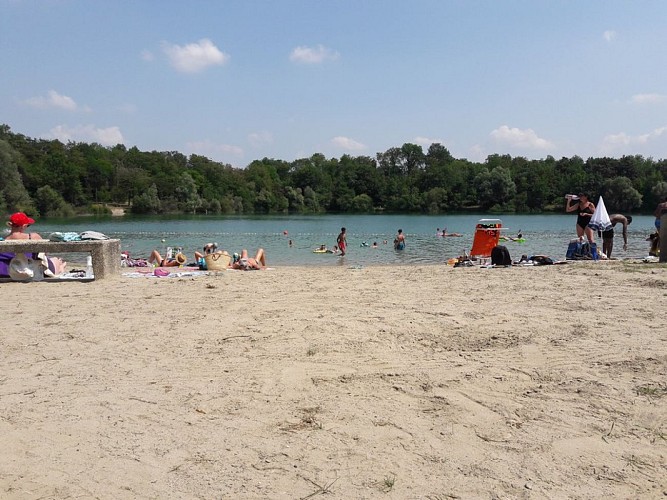 Huttenheims Badeseen