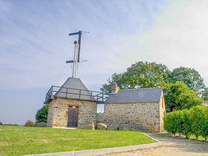 ©J. ENEL-REHEL - Télégraphe de Chappe - Saint-Marcan