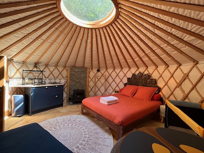 Intérieur yourte
