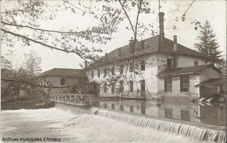 La Cartonnerie Aussedat sur l'Île aux Vannes