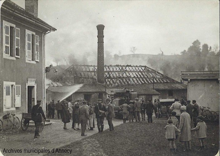 La Cartonnerie Aussedat sur l'Île aux Vannes