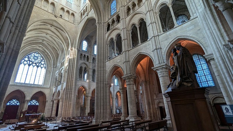 Transept de la cathédrale côté nord