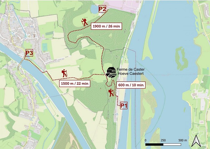 Plan d'accès Villa Castrum_csm_Caster_trame-carte